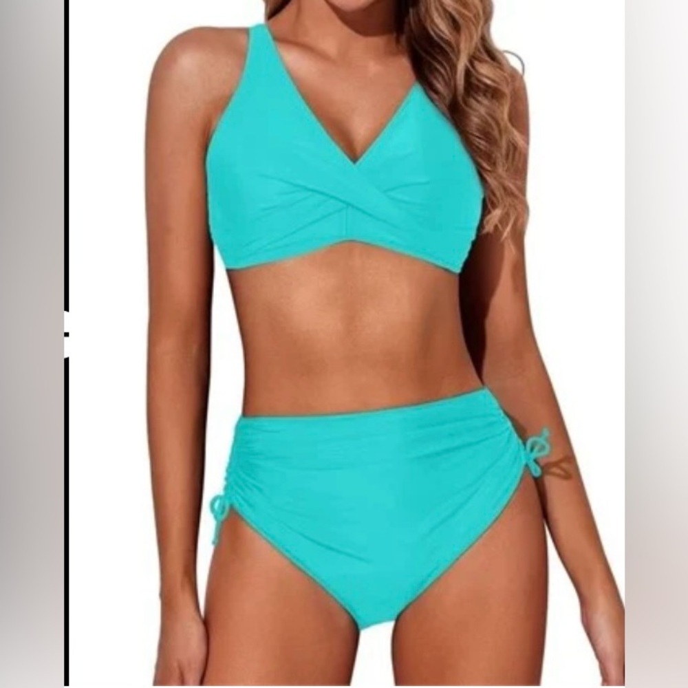 Women's Turquoise Bikini Set